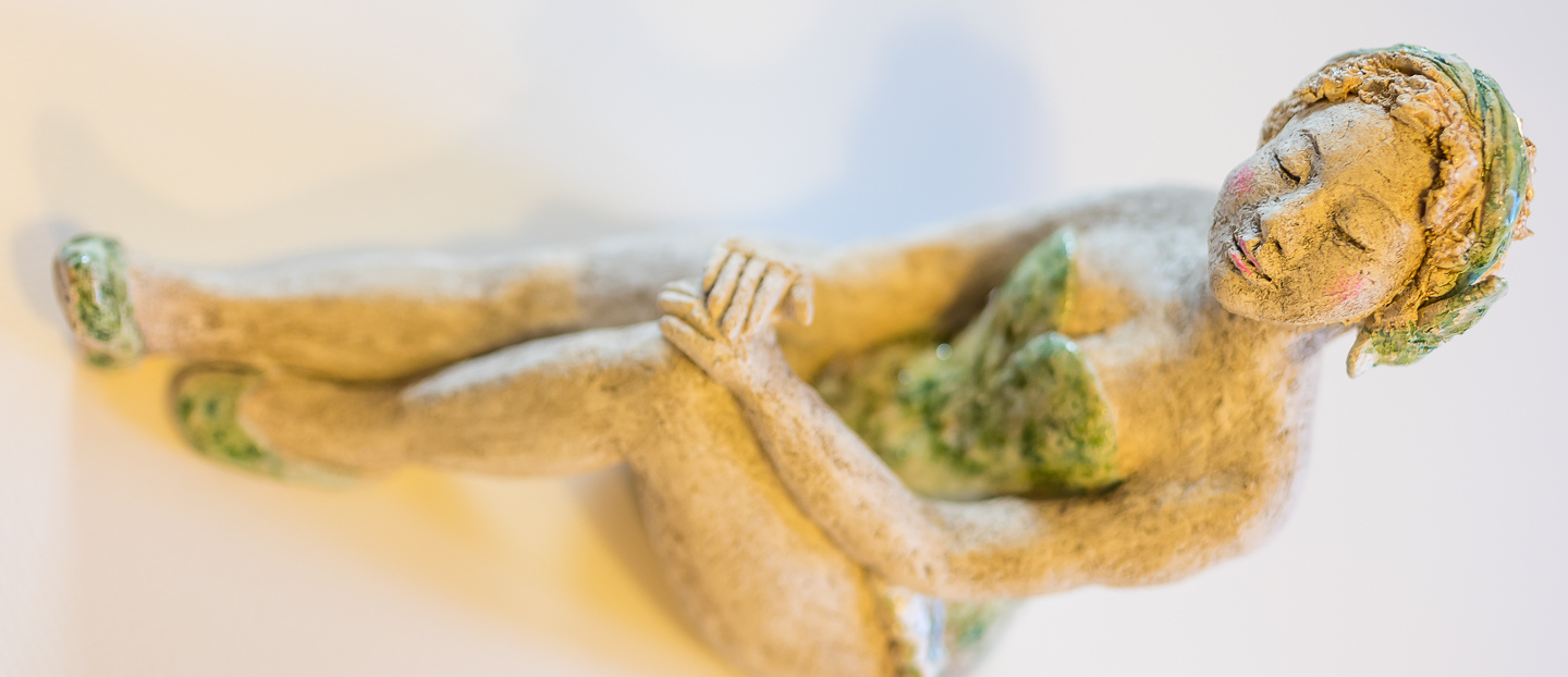 "Clémentine", terre cuite émaillée - 2019